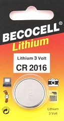 Pile, lithium 3V, CR2016 