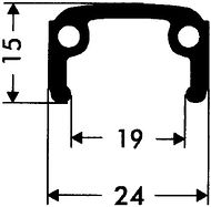 Alu-Felge, 20x1.75" (19-406) 