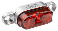 Luce post. SON per portapacchi silber/rot