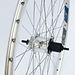 Ruota pos. asse pieno 28" SA Mozzo 3x8/9 velocit, disc