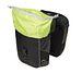 BASIL MILES DOUBLE BAG, Doppel 32L, black lime