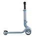 PUSH Scooter mit LED-Bereifung arctic blue, klappbar